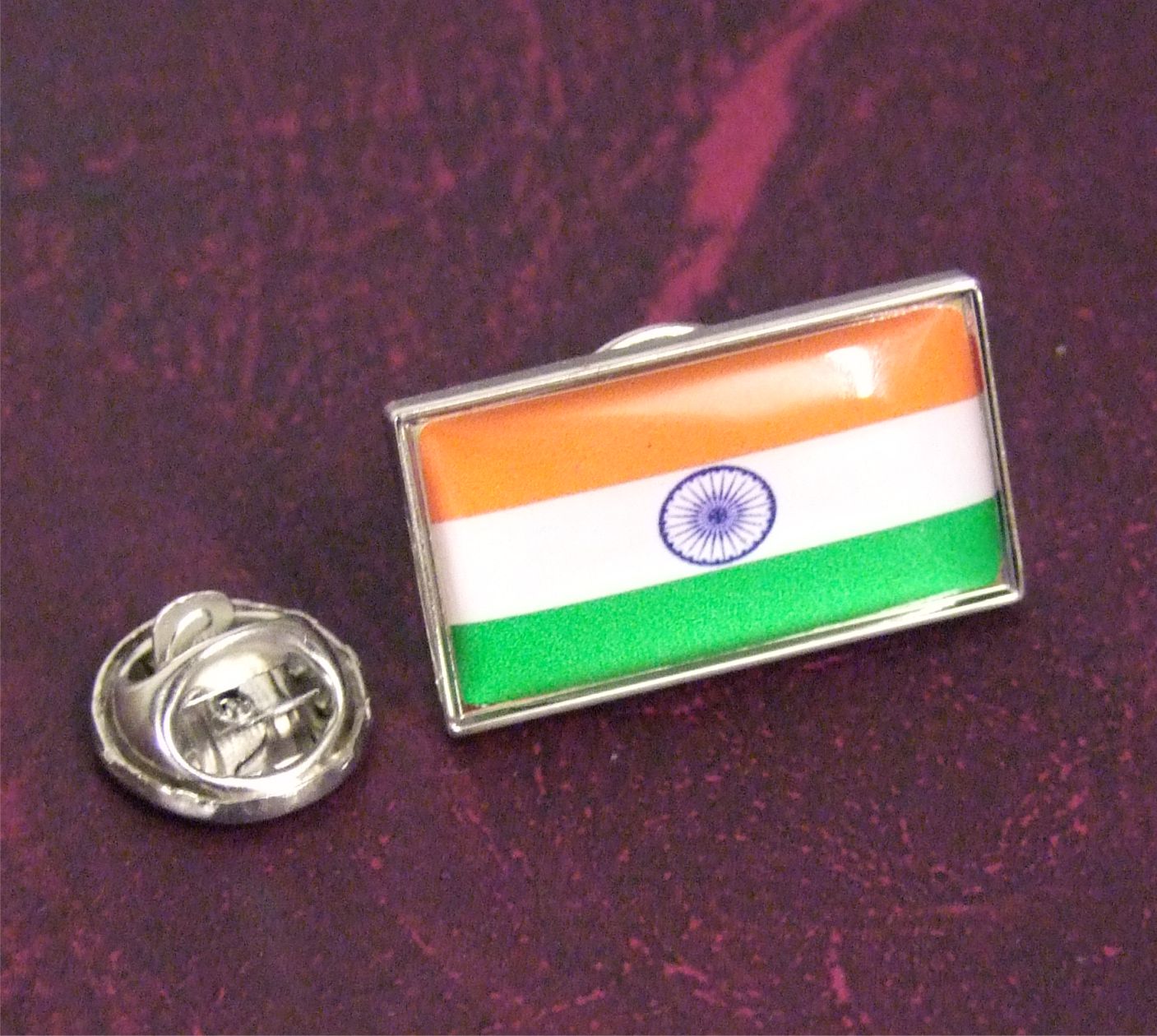 Indian Flag Lapel Pin Badge Indian Flag Lapel Pin Badge